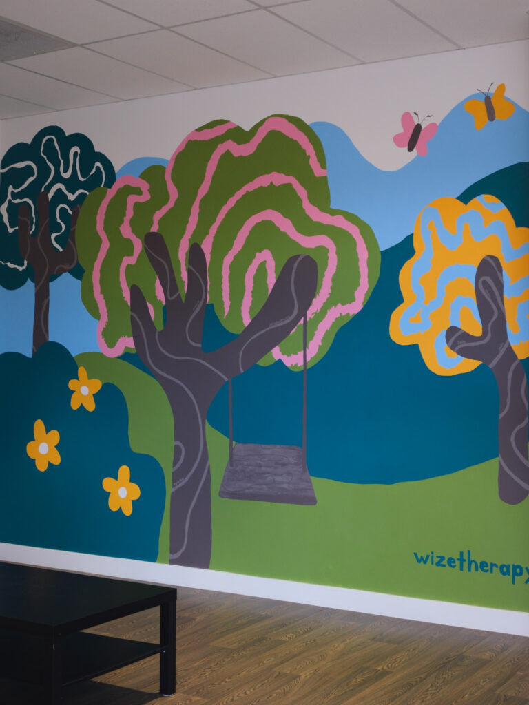 Paediatric Clinic Neuro-affirming Neurodiversity Wall Mural